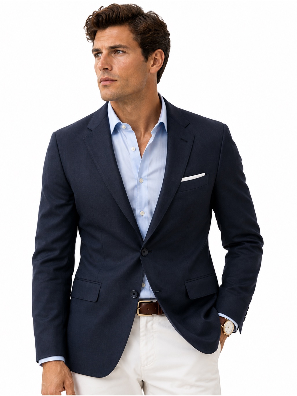 Collections By Michael Strahan Midnight Navy Two-Button Sport Coat